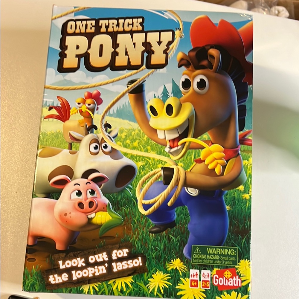 Vibrant Pony Puzzle Game with Cartoon Characters